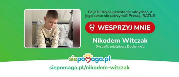 Oficjalny baner zbiórki Nikosia w Siepomaga